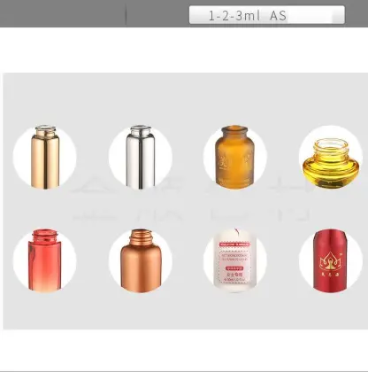 Disposable plastic essence back push essence bottle