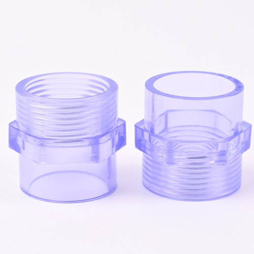 واضح PVC أنثى اقتران PN16