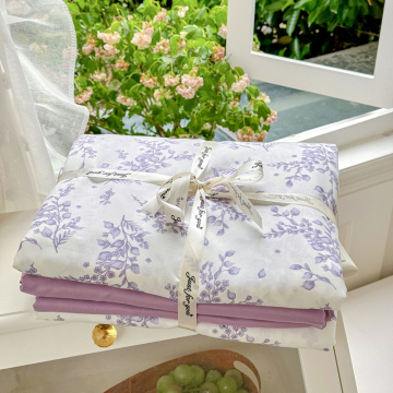 Modern Pattern Printed Soft Washed Microfiber Polyester Bed Linen Sets