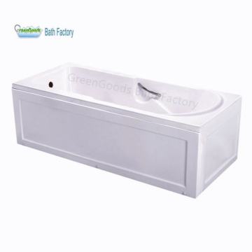 Japanese Acrylic Bathtub with Shower Skirt