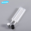 long needle nozzle tube with stand up cap eye cream plastic packaging tube