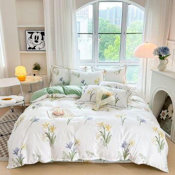 Wholesale Queen Size Egyptian Cotton Print Bed Sheets and Sets for Spring Summer