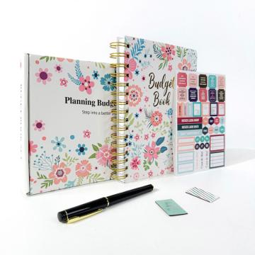 Kustomisasi Cetak Perancang Hardcover Cover Spiral Notebook