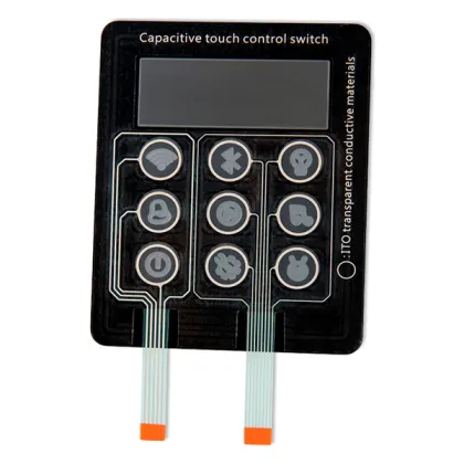 capacitive touch industrial control led membrane keypad