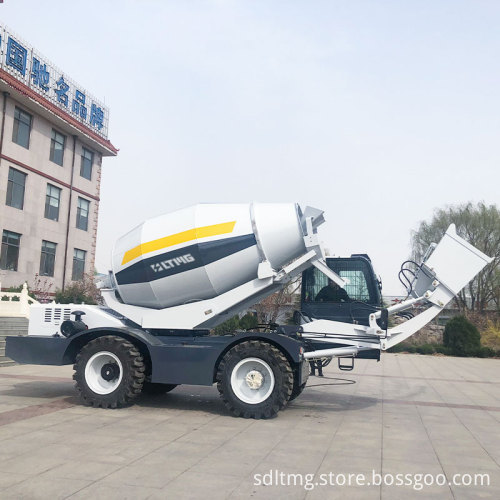 Popular 3.5 cbm to 6.5 cbm Self Loading Articulated Concrete Mixer with Euro5 EPA