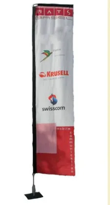 Telescopic flag|Swooper flag|Flag banner