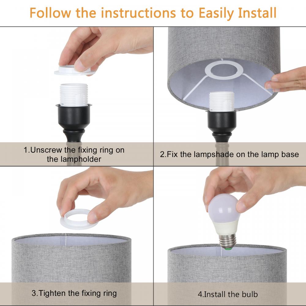 Usb Charging Ports Bedside Nightstand Lamp