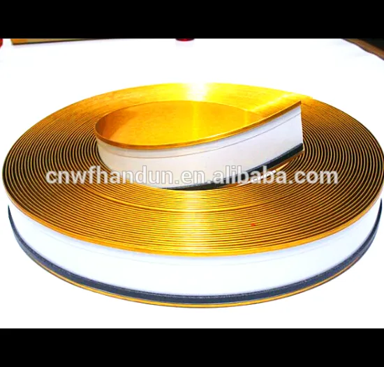 Aluminum trim cap channel letter coil