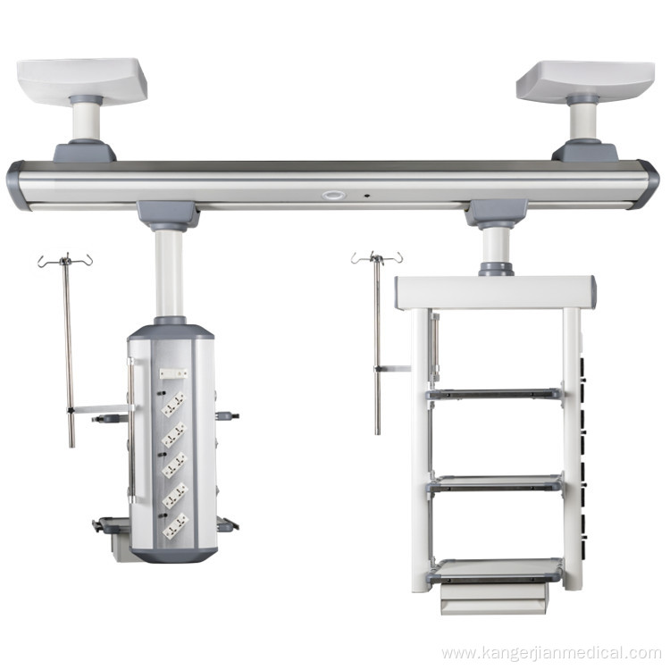 KDD-2 single arm icu bridge type mounted oxygen gas pendant ceiling surgical pendant system