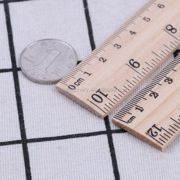 Cheap Wooden Sewing Tailor Ruler with Copper Head - Students Wooden Yardstick Ruler with Logo Printing