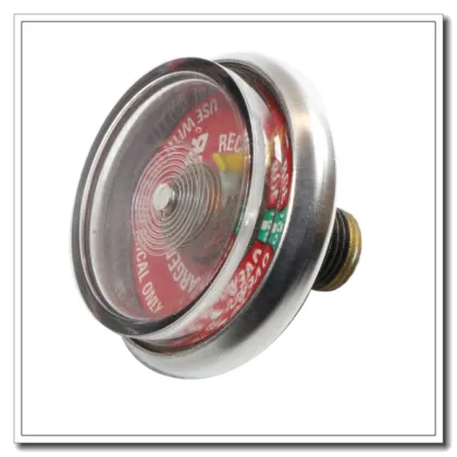 High quality stainless steelcase brass back mount fire extinguisher gauge mini