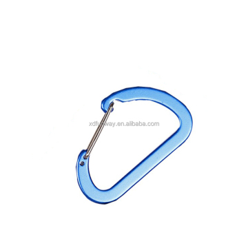 D Shape Flat Carabiner