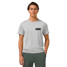 T-shirt en coton mercerisé pour hommes personnalisés