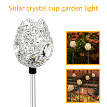Güneş kristal bardak bahçe lambası L-107WW Çim lambası