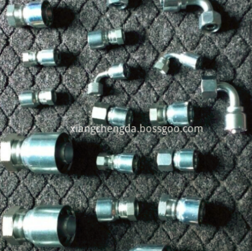 Ferruler-Union Hydraulic Hose Crimp straight Fitting Connectors