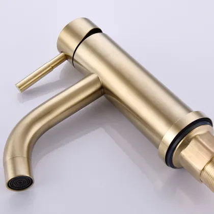 Antique American Gold Copper Faucet for Fashion Counter Basin