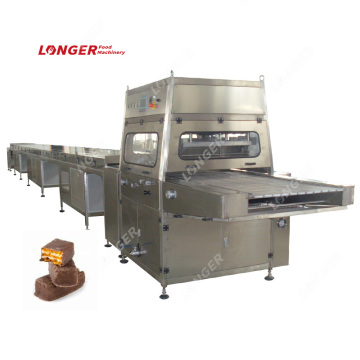 Chocolate Wafer Making Machine with Melting and Dipping Capabilities and Cooling Tunnel