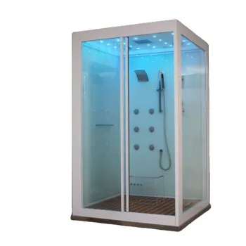 Modern Luxury Frameless Acrylic Steam Shower Room