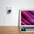 Adaptateur PD de chargeur mural GAN ​​de 65W 3 ports