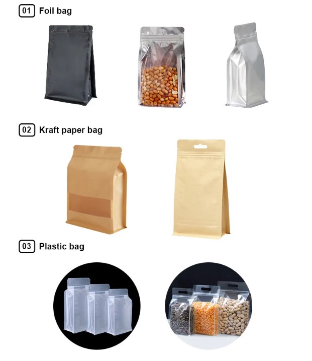 flat bottom plastic bags