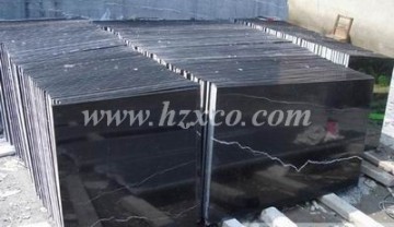Nero Marquino, Black Marble Tiles/Slabs, Chinese Black Marble
