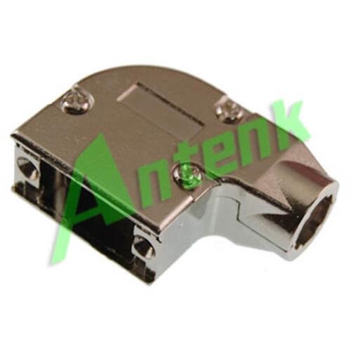 Cappucci metallici D-SUB 09P Tipo Ethernet ad angolo retto