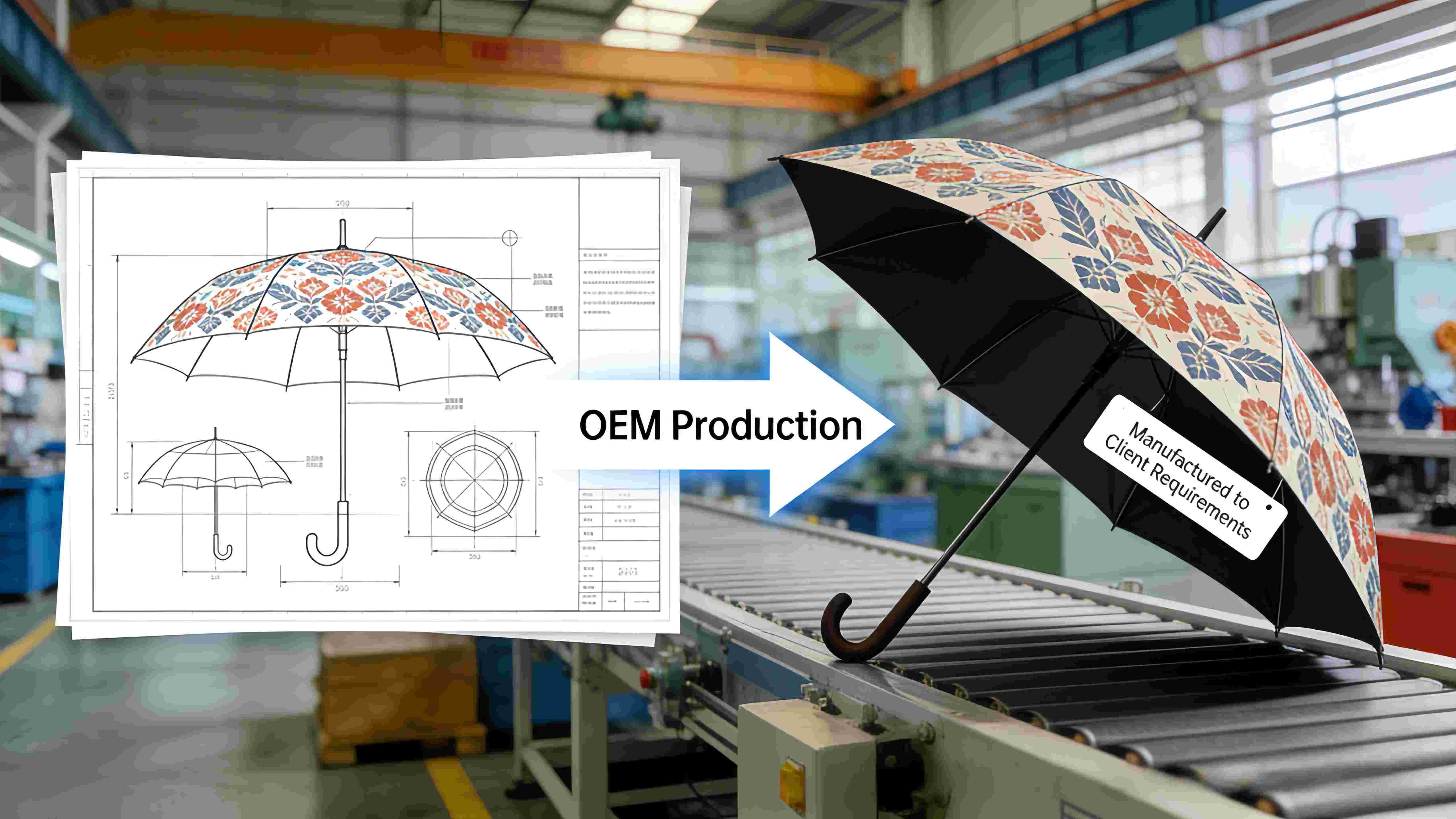 Umbrella OEM Service-Manufacturing Line