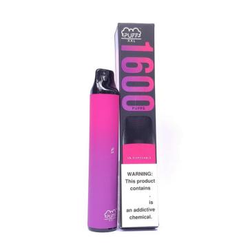 high quality Puff xxl 1600 puffs Disposable vape