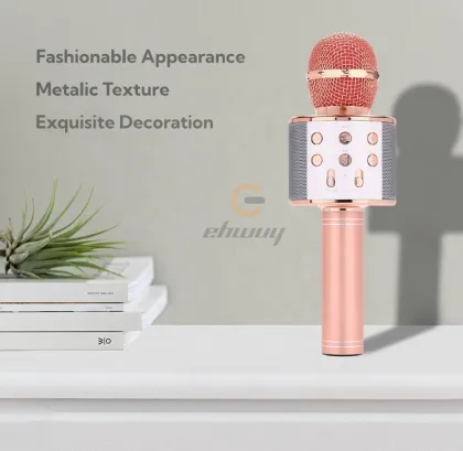 Wireless Portable Handheld Karaoke Player with Speakers for Home Parties