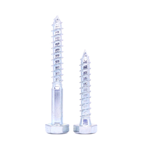 Earth Screw Ground Anchors DIN 571 Stainless Steel Hexagon Head Wood Screws Manufactory