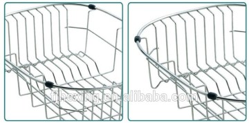 kitchen sink wire basket pull out kitchen basket metal rectangular hanging basket