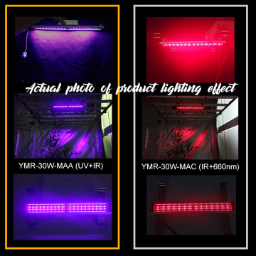 Barras AGLEX 30W UV IR luz de crescimento à prova d&#39;água