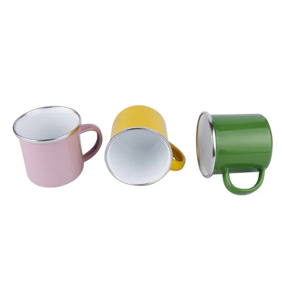 12oz Blank Coated Fine Enamel Cup