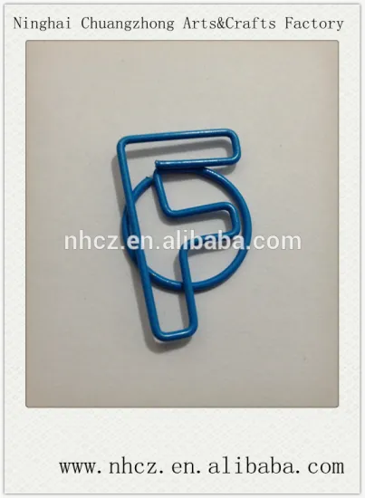 Letter F Shaped Paper Clips,standard shaped paperclips