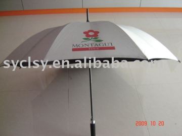 23''*8K auto open golf umbrella with logo printing