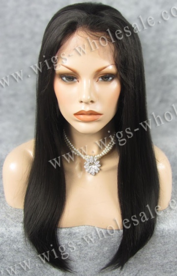 Real hair wigs Indian Remy Human Hair Full Lace Wigs and hairpieces