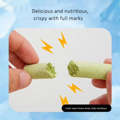 OEM Custom Cat Grass Sticks & Freeze-dried Pet Snacks for Teething