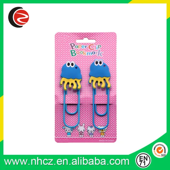 shoes shaped big size PVC bookmark/ paper clip