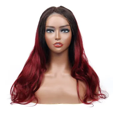 SPARK Wholesale Virgin Hair Vendors 1b/99j Straight lace front wig human hair for black women hair wig