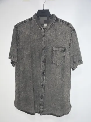 New Design Gray Casual Sleeve Shirt