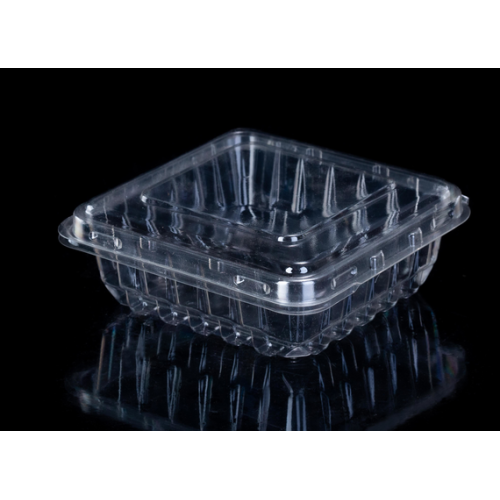 Concha de plástico transparente para alimentos