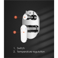 2 Griffe Dusche und Bad nicht thermostatisches Ventil