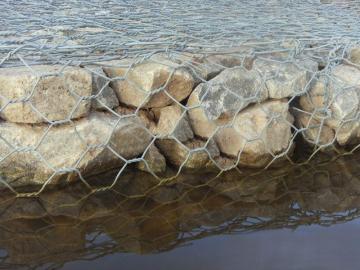 hot dipped galvanized gabion basket for riverbank