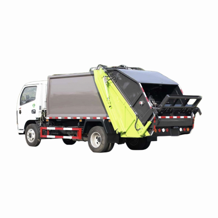 Dongfeng 6 cbm waste management compactor trash truck