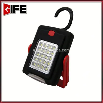 AAA battery Long working time 23 LED Portable worklight with hook