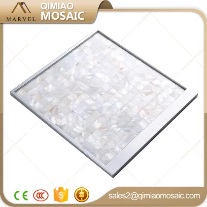 All Kinds Of Building Materials Super White Sea Shell Abalone Mosaic