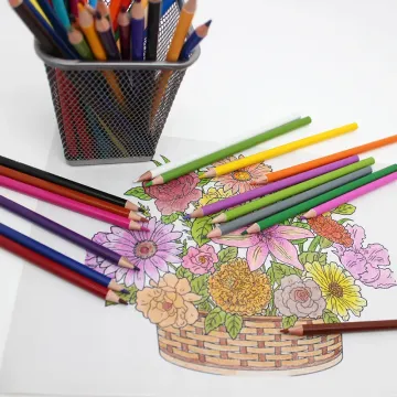 50 Color Pencils Sketching and Drawing Art Set - School Supplies Colored Pencils