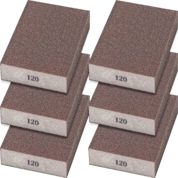 Washable Reusable Superfine Abrasive Sanding Sponge for Metal - Wet and Dry Use