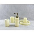 Customized marble bathroom accessory set