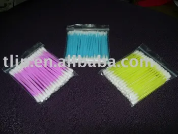 plastic stick cotton buds